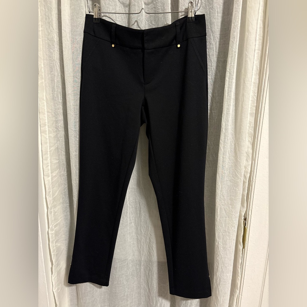 Michael Kors Black Straight Leg Slacks Women's Size 8